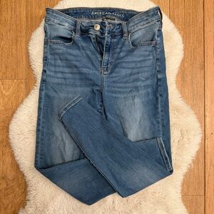 American Eagle Outfitters Women's Classic Blue Skinny Jeans